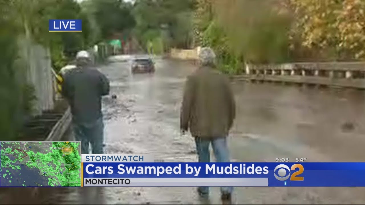Mudslides, Flooding Shut Down Roads, Neighborhoods In Montecito