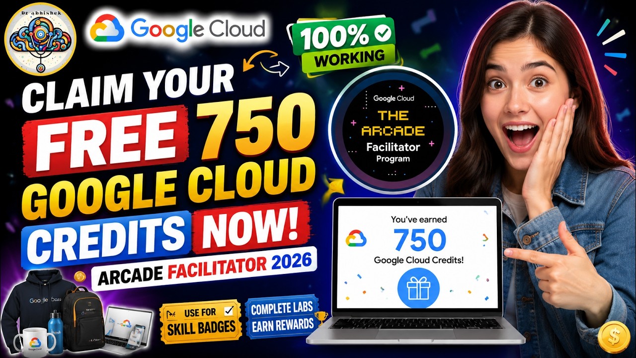Заберите свои БЕСПЛАТНЫЕ 750 кредитов Google Cloud ПРЯМО СЕЙЧАС! | Arcade Facilitator 2026 #qwikl...