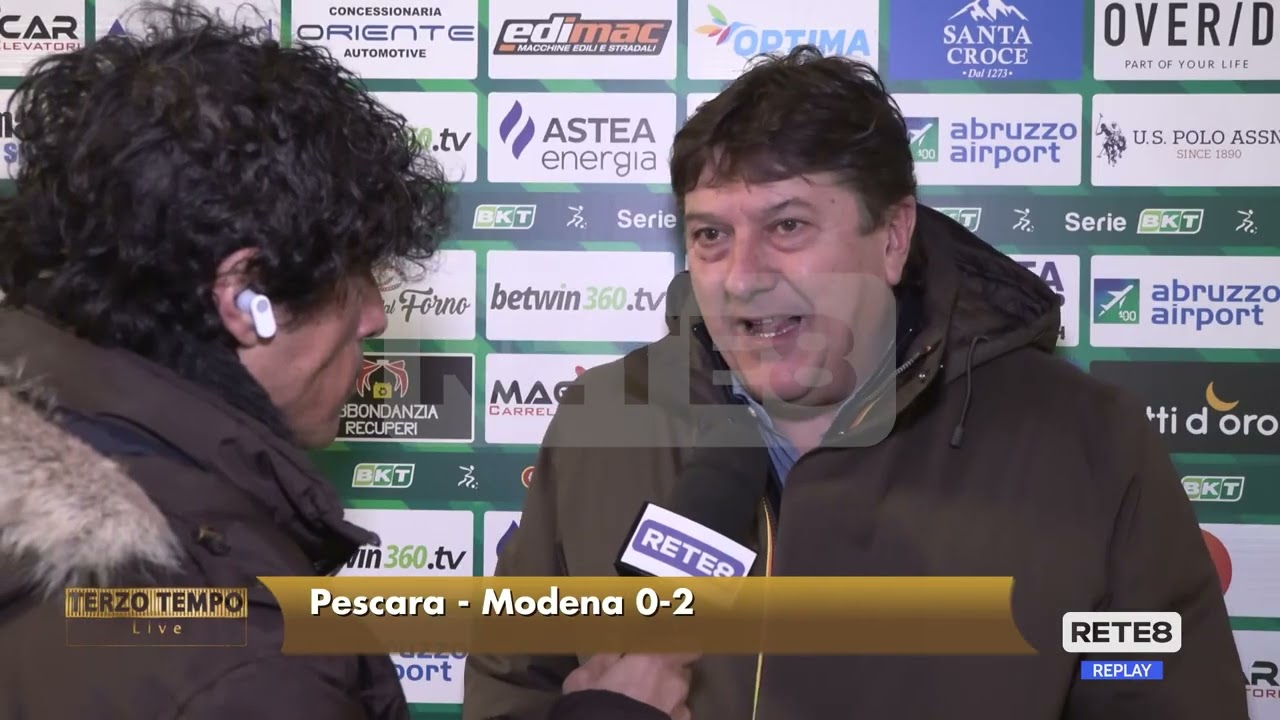 Pescara - Modena 0-2 91&deg; Sebastiani: 