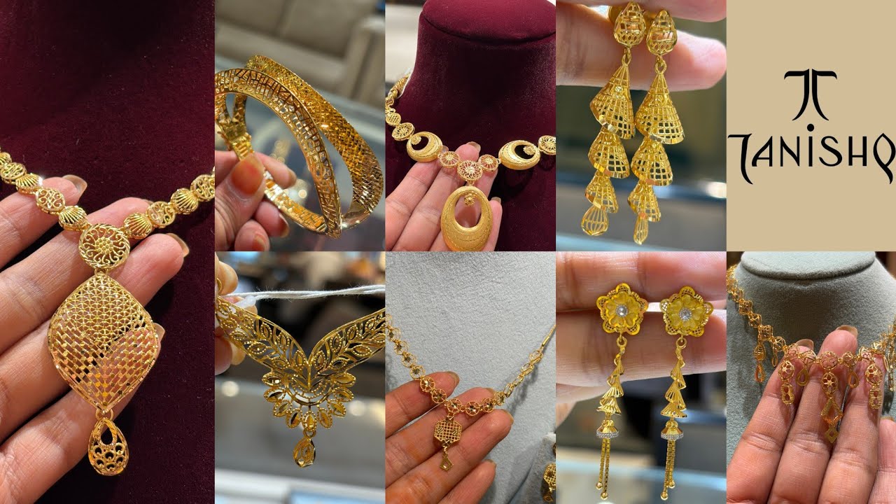 Tanishq Latest Light Weight Turkish Gold Jewellery Collection 💕 || With Weight And Price 😱