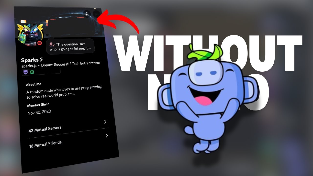 Get Custom Discord Profile Banner without Nitro!
