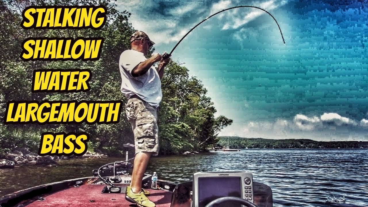 STALKING SHALLOW WATER LARGEMOUTH BASS- Full length eps.