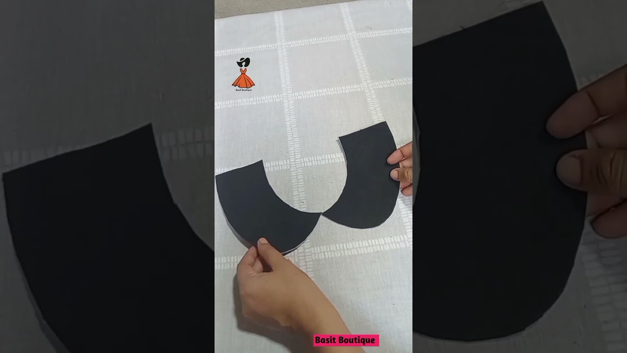 Peter pan collar cutting and sewing💯😱
