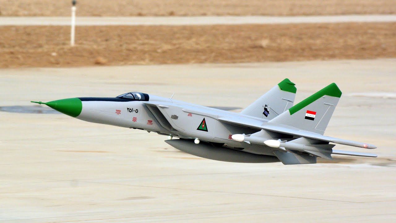 Mig 25 FoxBat twin 64mm EDF by Fly-Fans,风范模型新机米格25涵道航模测评