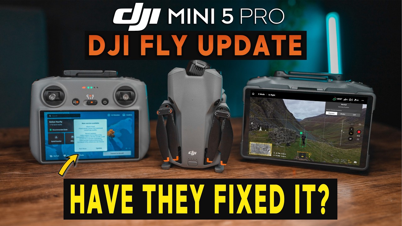 DJI Mini 5 Pro | НОВОЕ ОБНОВЛЕНИЕ DJI FLY 1.18.2! ПРОБЛЕМА РЕШЕНА?