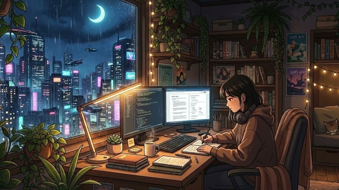 Chill Lofi for Deep Focus, Stress Relief, and Serene Work Sessions