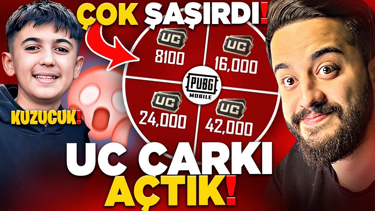 KUZUCUK İLE UC ÇARKI YAPTIK! (42.000 UC KAZANDI!) PUBG Mobile