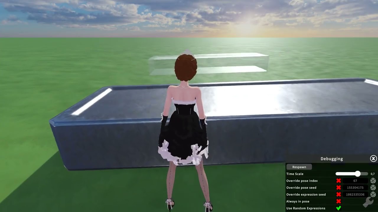 Flattened Girls Anime Girl 11 flattened (Malleable Girl Simulator 1.8.1)