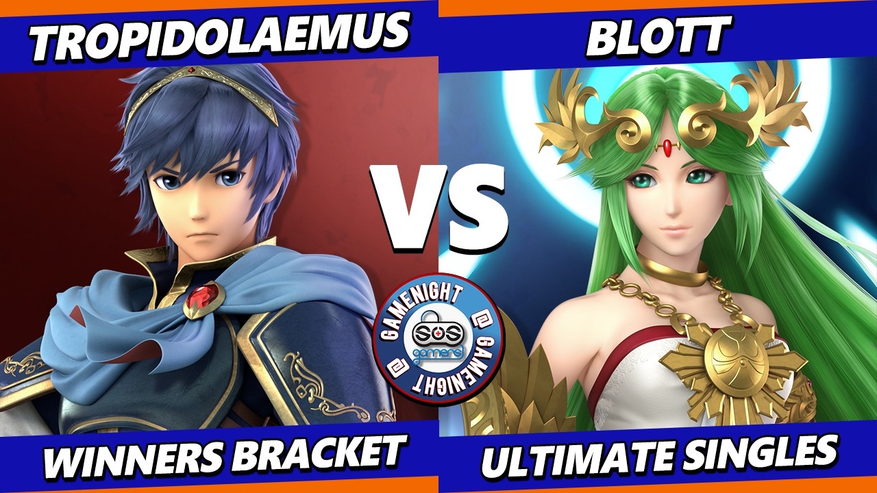 SOS Game Night 82 - tropidolaemus (Marth) Vs. Blott (Palutena) Smash Ultimate - SSBU