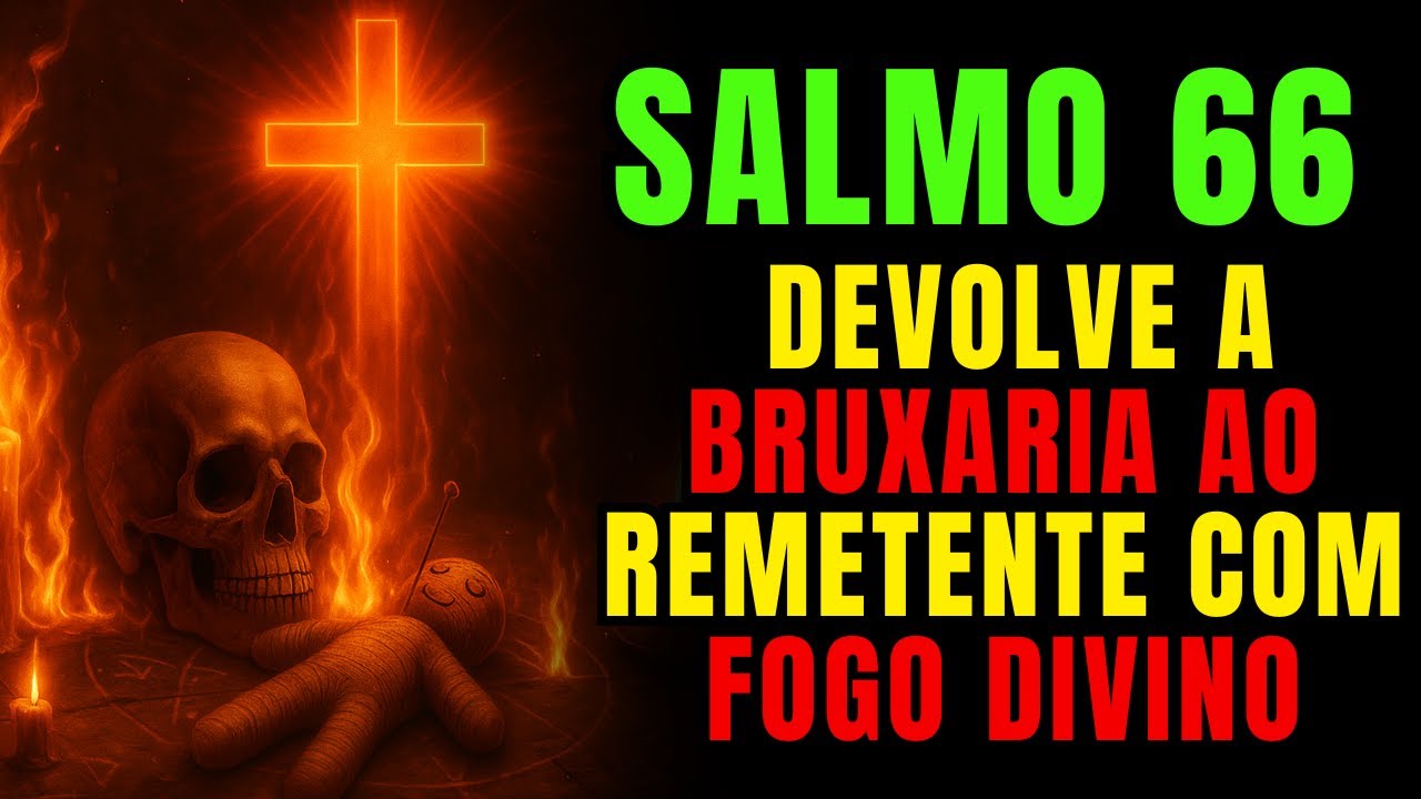 SALMO 66 – A ORAÇÃO QUE DEVOLVE A BRUXARIA AO REMETENTE COM FOGO DIVINO!