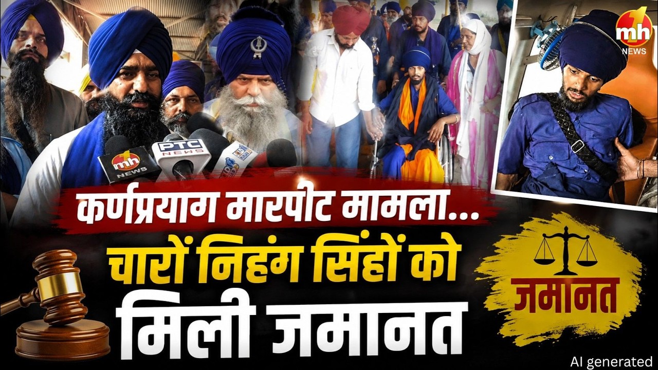Karnaprayag Clash : मारपीट मामले में गिरफ्तार हुए चारों निहंग सिंहों को मिली जमानत...