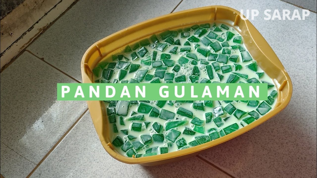 How to make Simple Pandan Gulaman for Dessert | UP SARAP