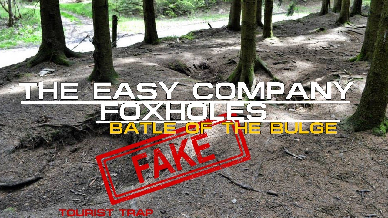 Look at Foy - Foxholes Le Bois Jacques - 101st Airborne Division Monument -  Band of Brothers..