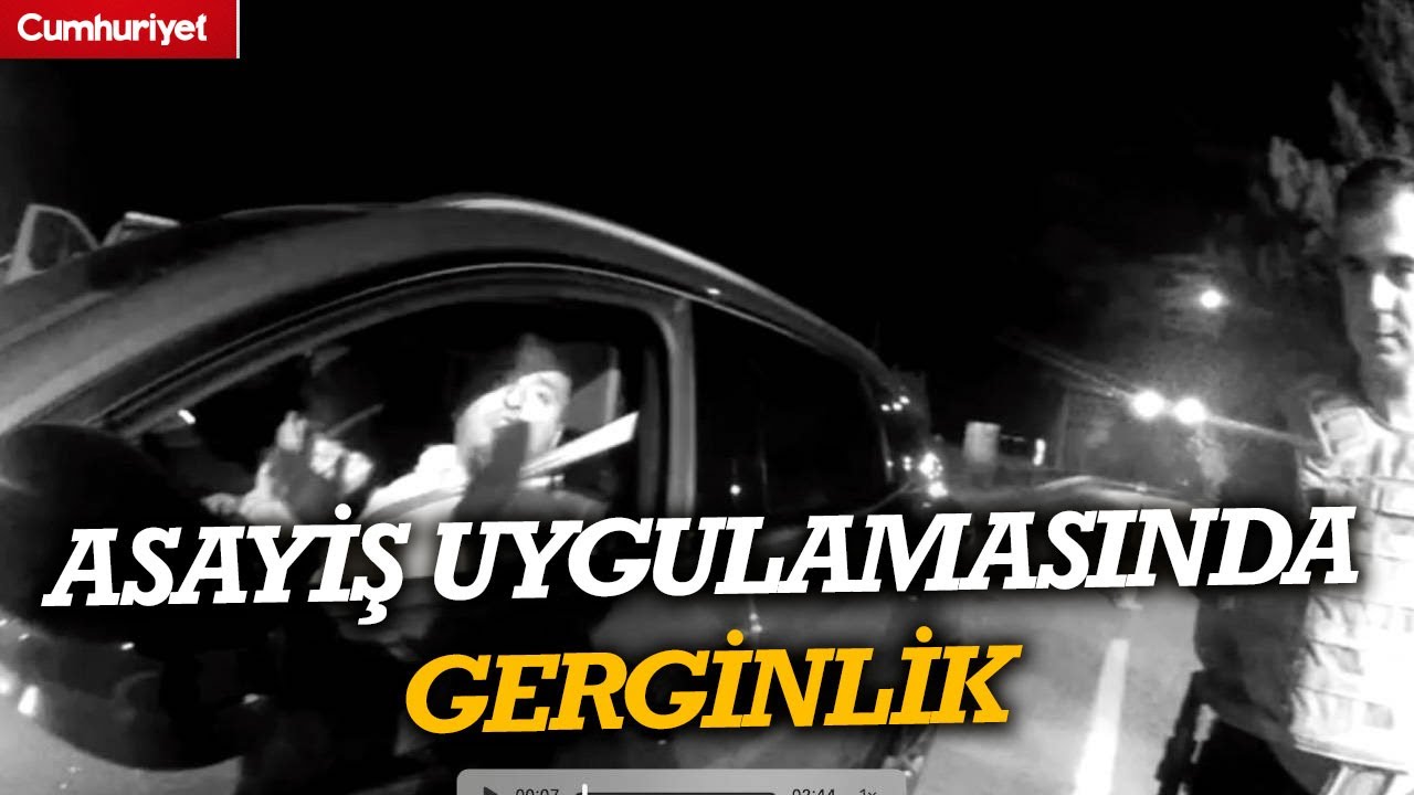 Asayiş uygulamasında gerginlik: AKP'li il&ccedil;e başkanı jandarmaya hakaret etti