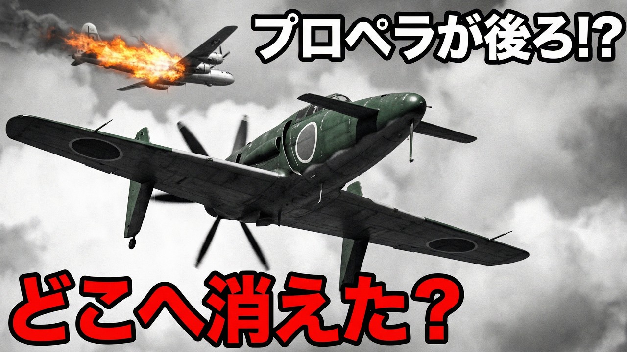 プロペラが後ろの戦闘機「震電」はどこへ消えた？たった45分の飛行で消えた最終兵器