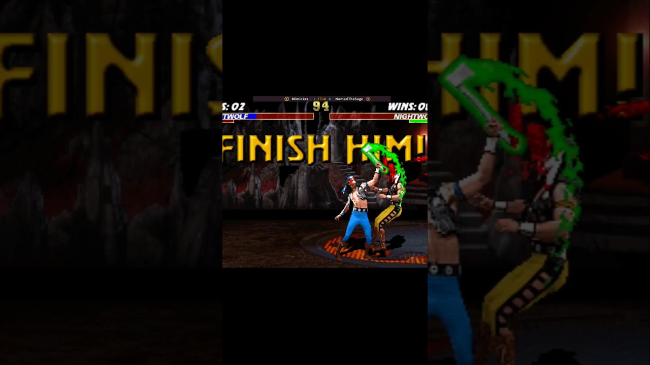 There can be only one Nightwolf in this town! #umk3 #fightcade #mortalkombat #gaming #retro