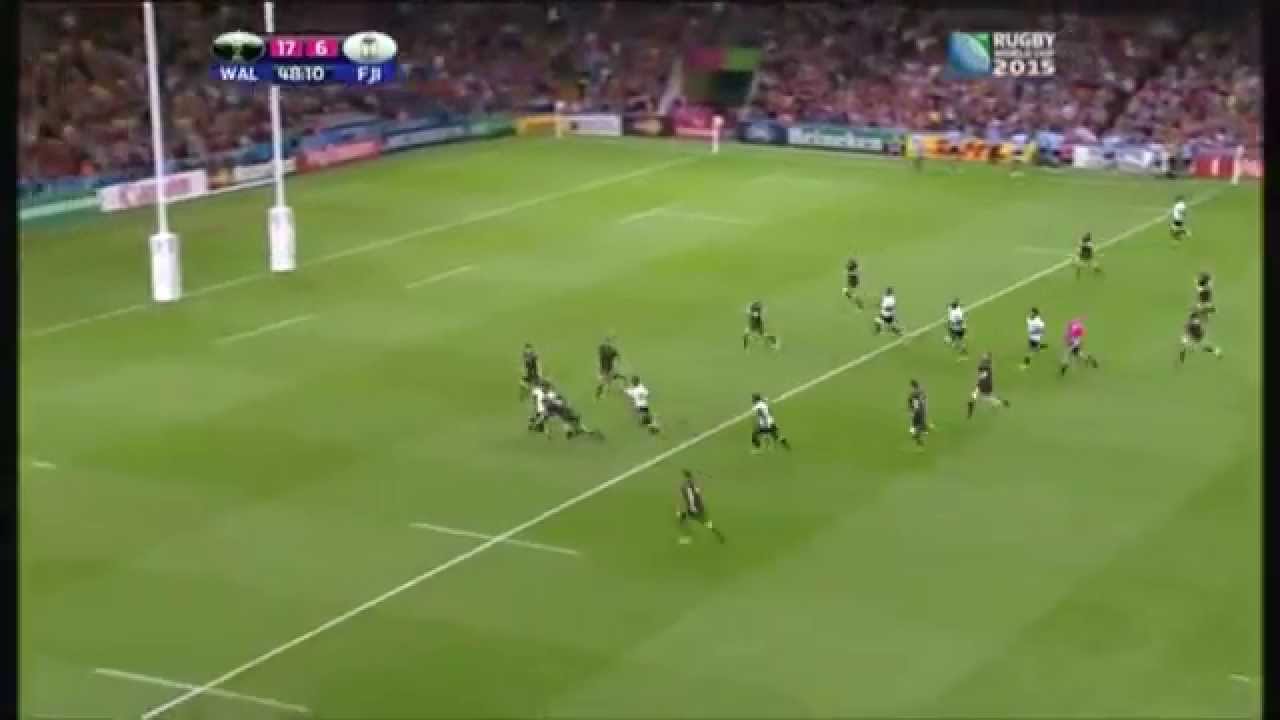 Wales vs Fiji | Brilliant Try From Goneva | Rugby World Cup 2015 | 01/10/2015