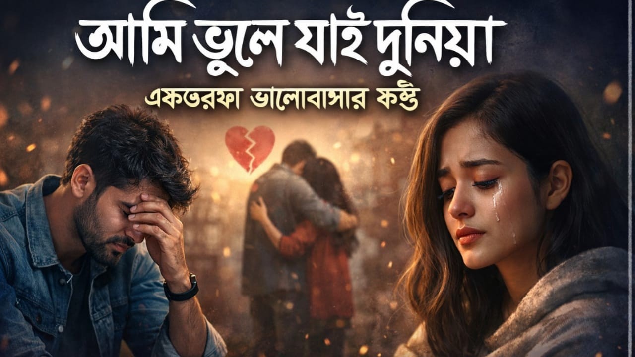 আমি ভুলে যাই দুনিয়া  Official Music Video New Bangla  Song by HM Apon  #HM Apon 2026