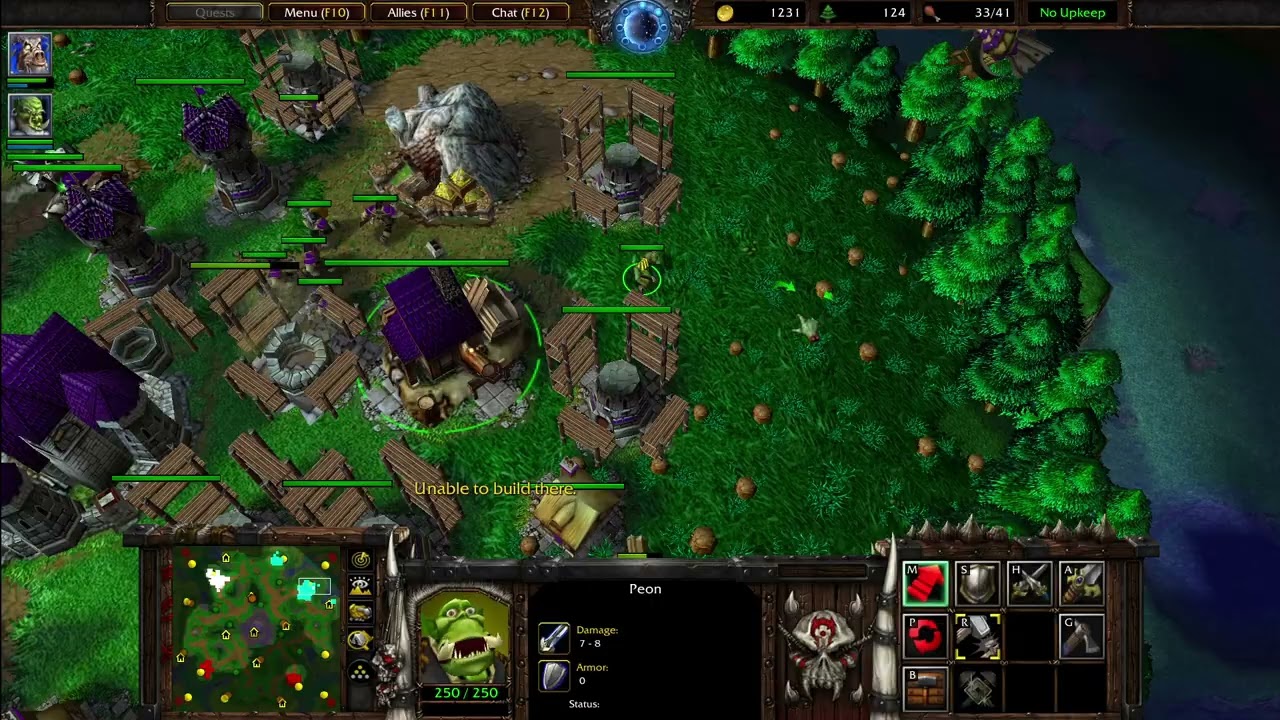 Warcraft 3 - KWO - The mortar team team