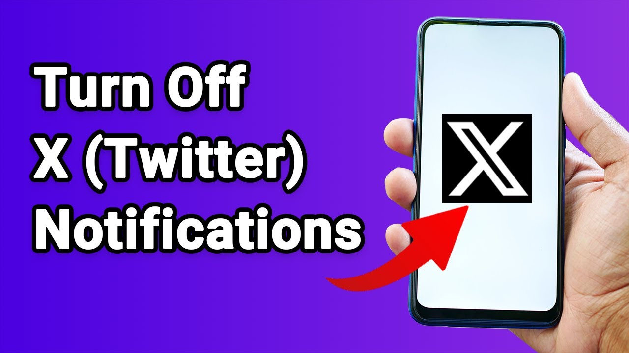 How to Turn Off X (Twitter) Notifications on Android / iPhone [2024]