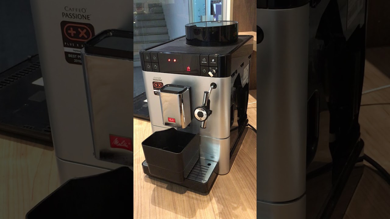 Quy trình vệ sinh máy pha cà phê Melitta Caffeo Passione