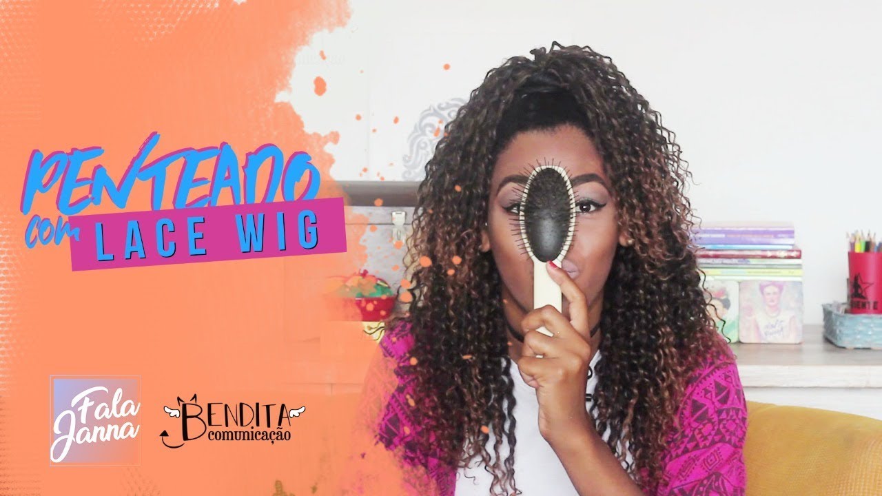 Penteado FÁCIL para quem usa Lace Wig - Fala Janna