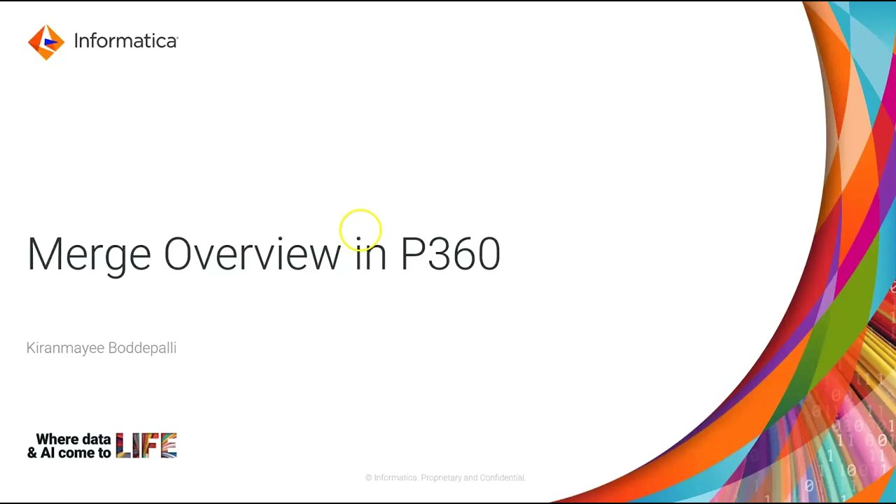 Merge Overview in P360