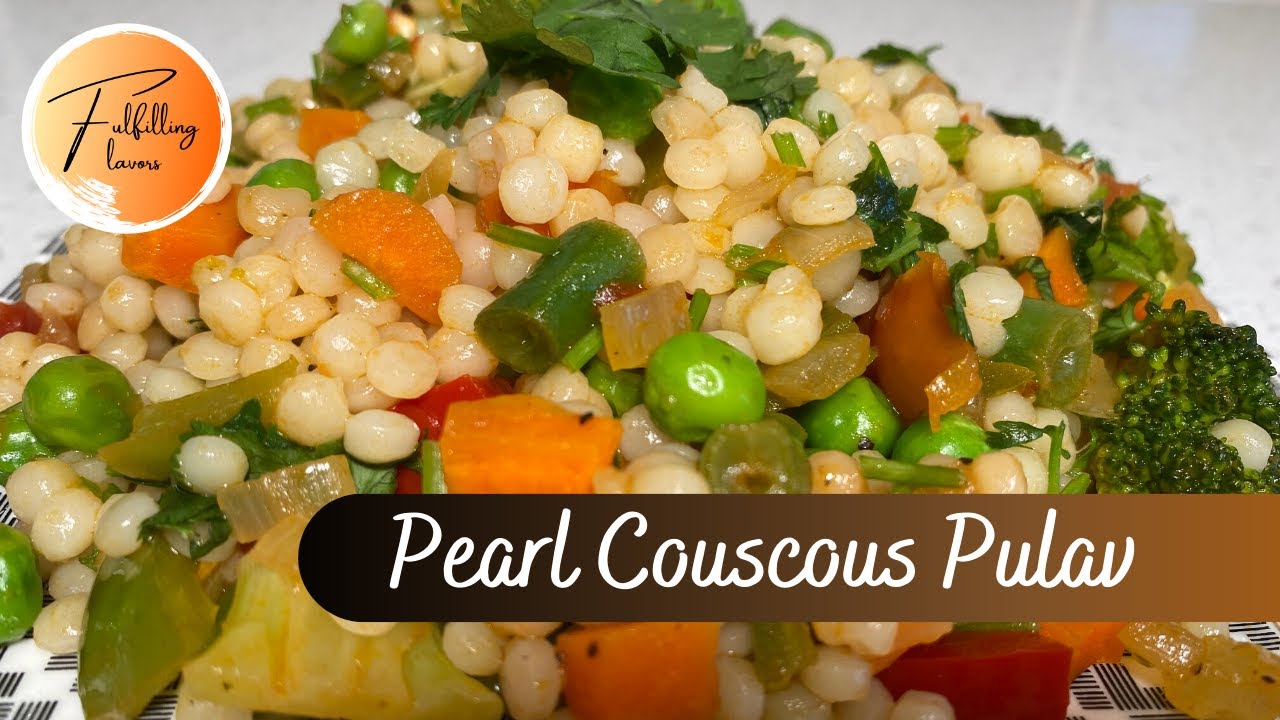 Pearl Couscous Pulav