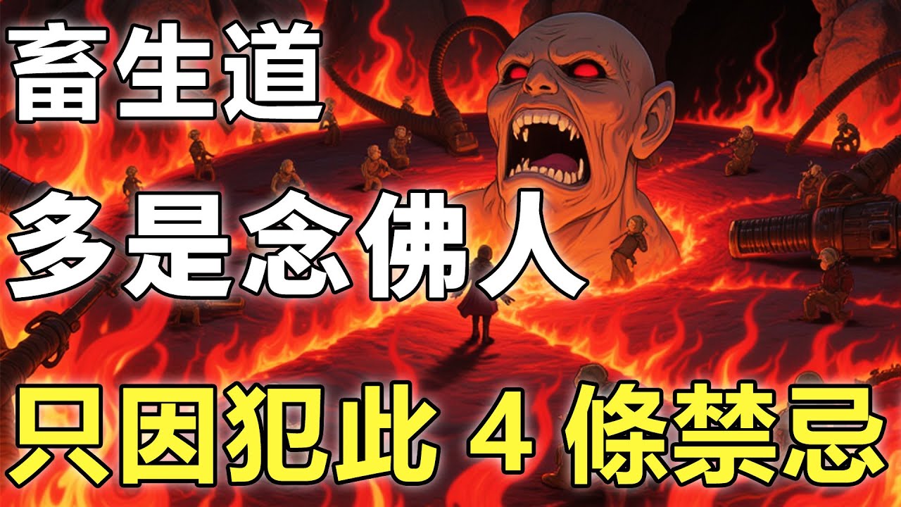 為何畜生道多是念佛人？只因為犯此4條禁忌！念佛人不得不知道的化解指南！【佛學|因果|輪回】