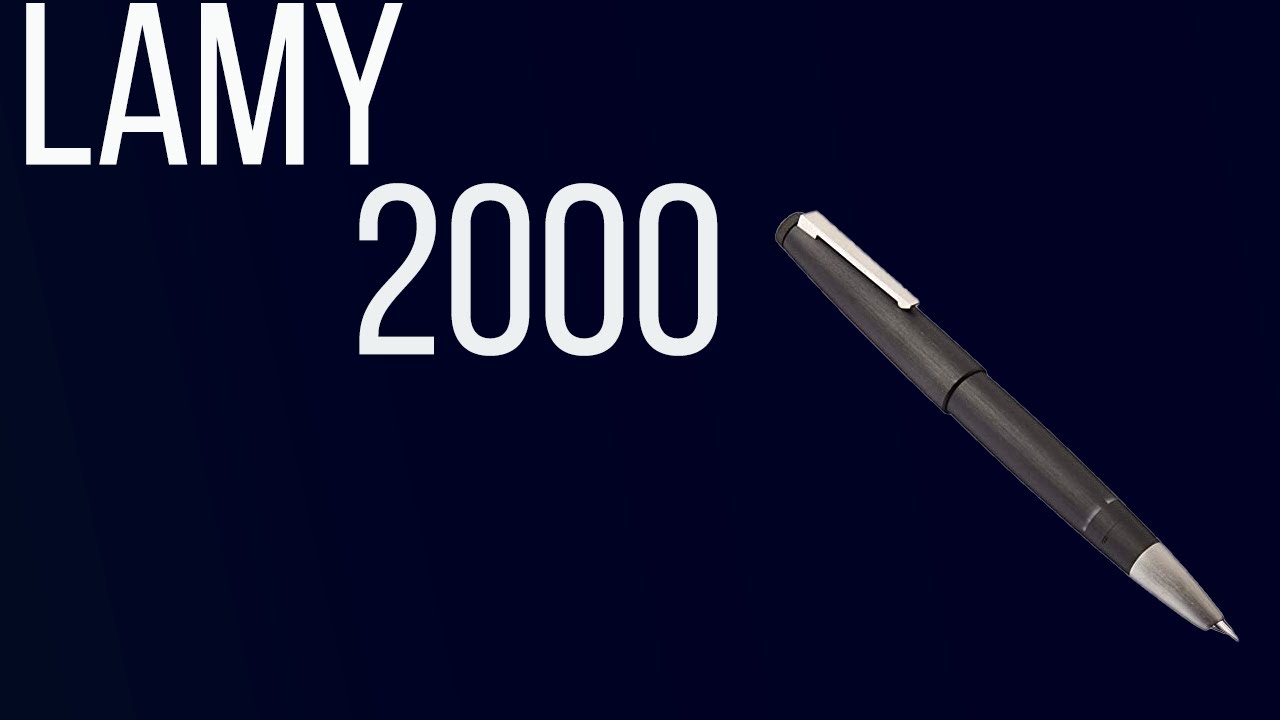 Reseña Lamy 2000 Pluma Fuente/ Estilográfica