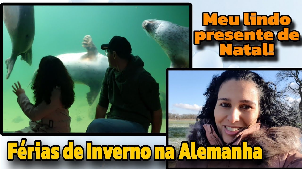 Olha o que meu marido me deu de presente | Passeio ao Aquário | Inverno na Alemanha