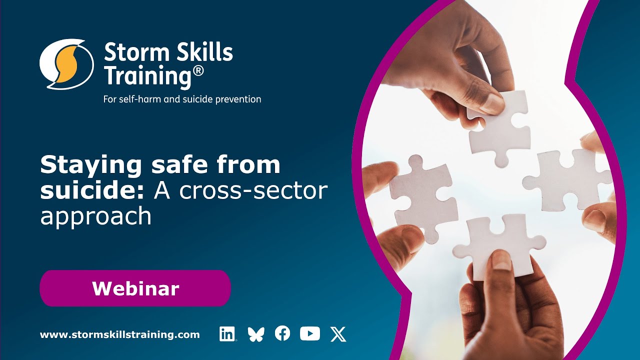 Webinar: Staying Safe from Suicide: A cross-sector approach #suicideprevention #mentalhealth