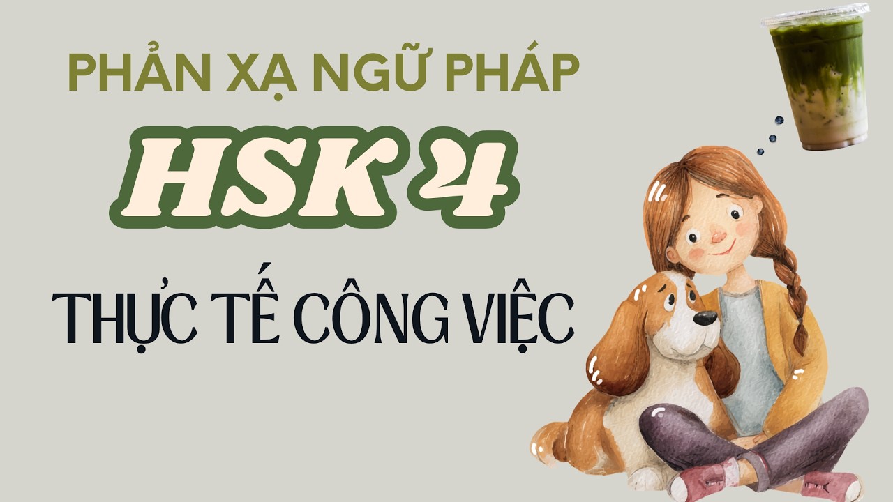 PHẢN XẠ NGỮ PHÁP  |  HSK 4 |  DÙNG TRONG CÔNG VIỆC THỰC TẾ