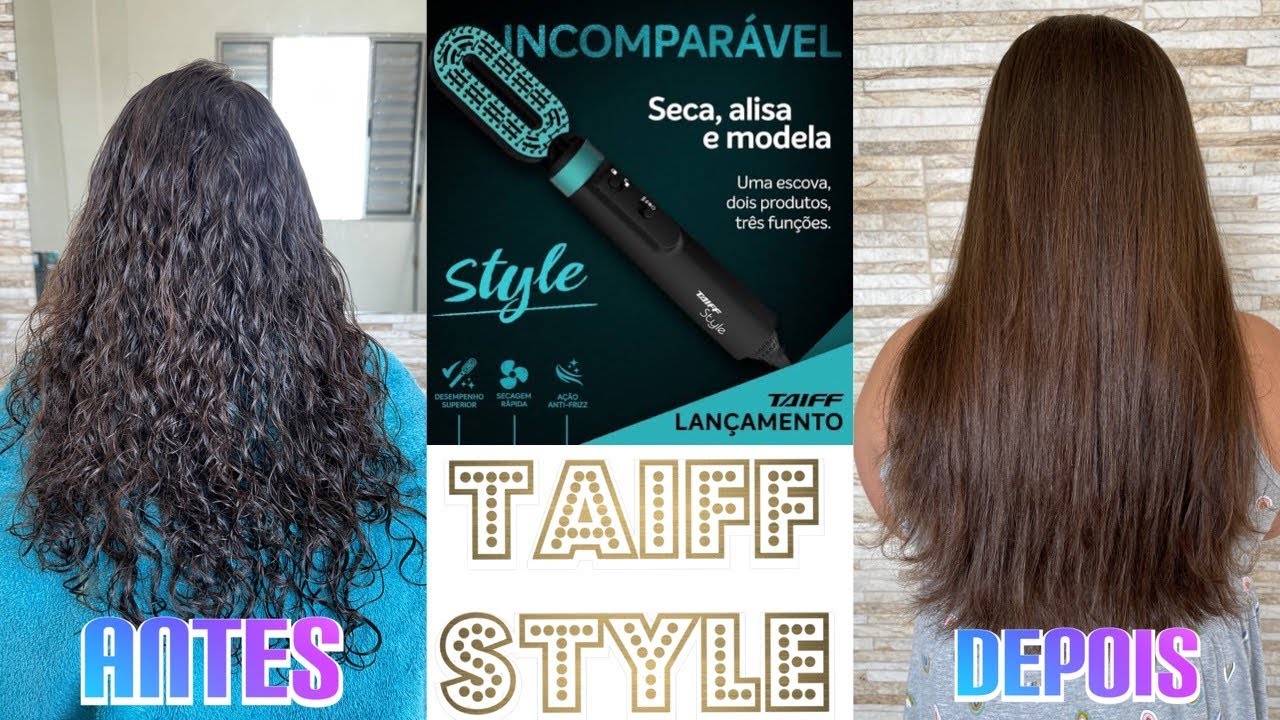 Escova Secadora Taiff Style - Seca, Alisa e Modela
