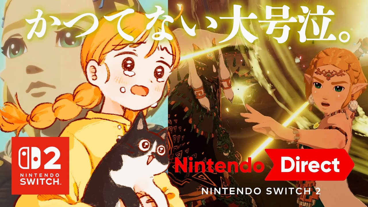 【Switch2 Direct反応】ゼルダファン大号泣の最高のニンダイ【ゼルダ無双】