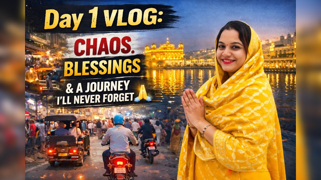 Day 1 vlog: chaos, blessings & a journey I’ll never forget 🙏