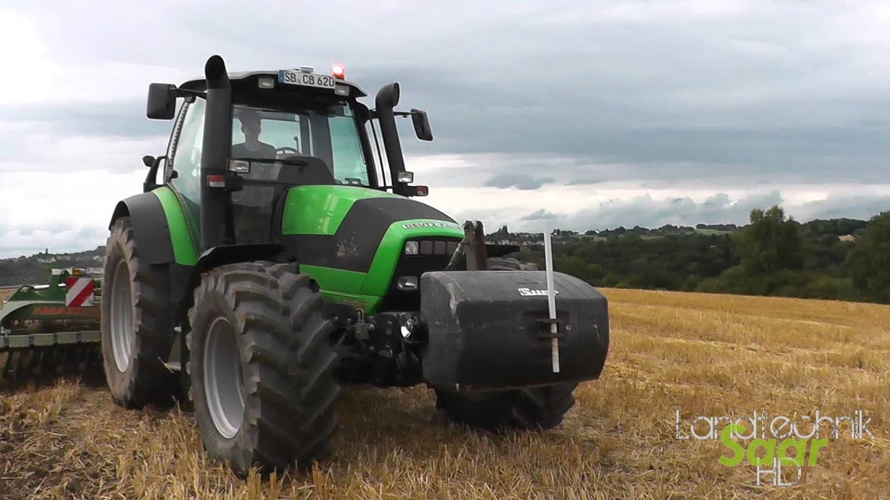 Bodenbearbeitung mit Deutz Agrotron TTV 620 + Amazone Catros