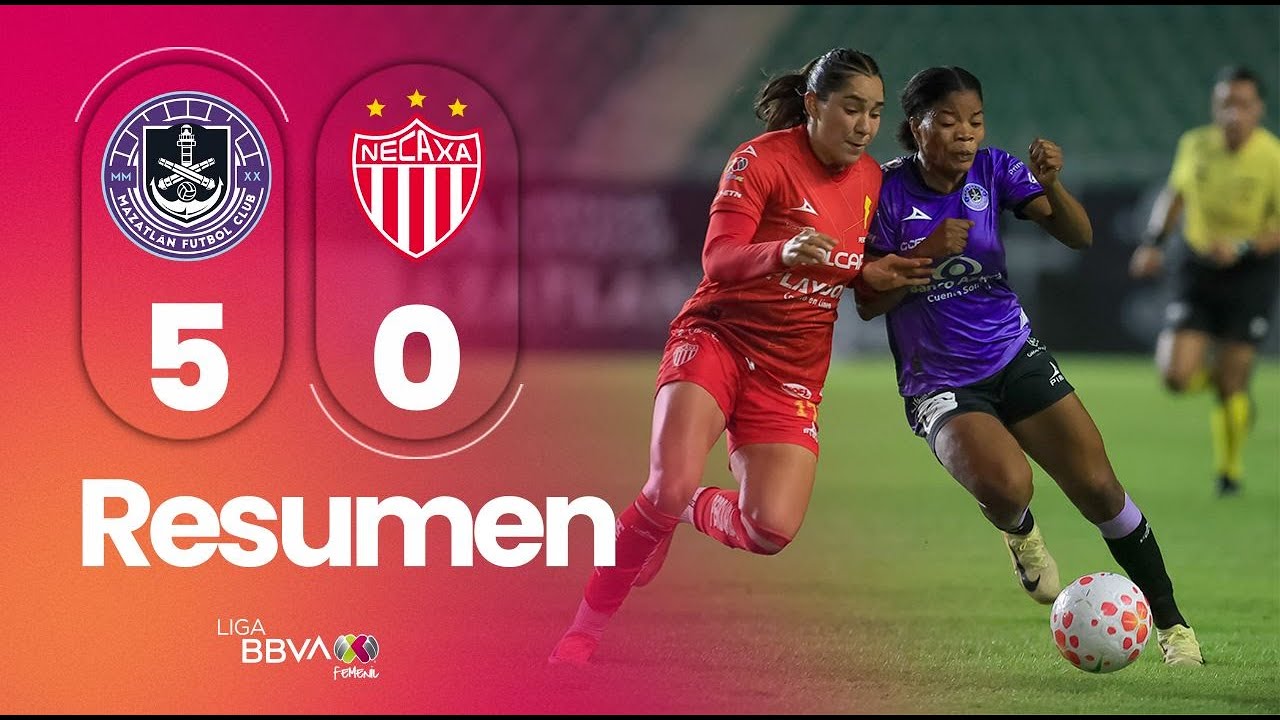 MAZATLÁN 5 - 0 NECAXA | Las Cañoneras consiguen los tres puntos en casa