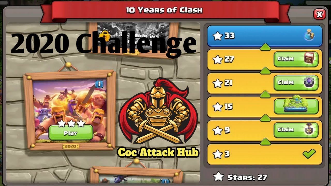 2020 Challenge in coc