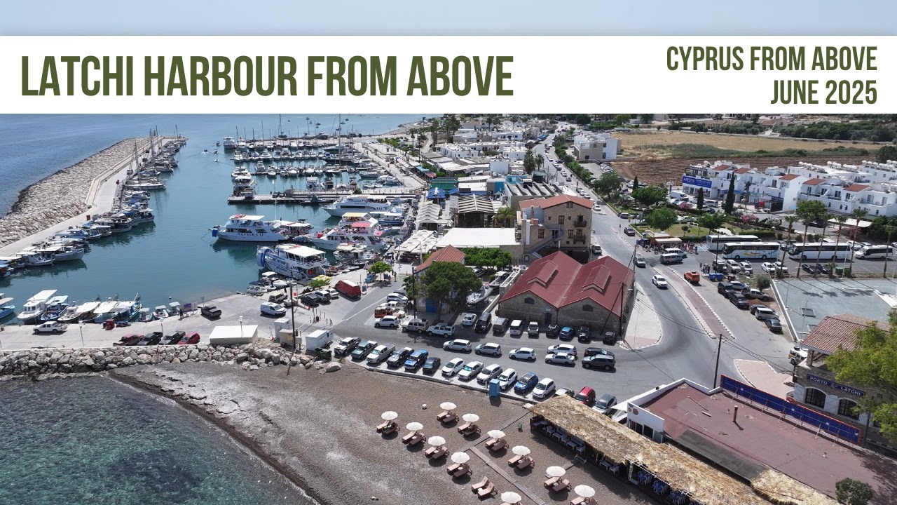 Latchi Harbour From Above