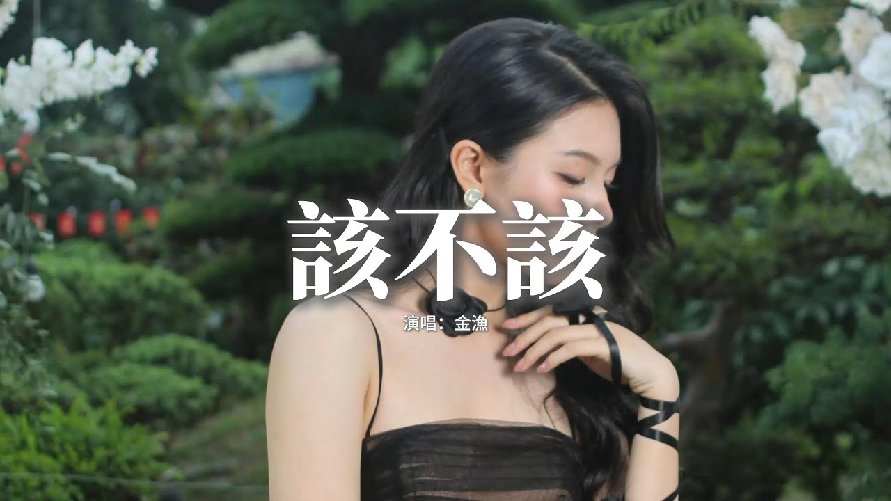 金漁 - 該不該『我恨你該不該 該不該，你的謊太精彩 太精彩，麻醉了我的愛 我的愛，心 被你主宰。』【動態歌詞MV】