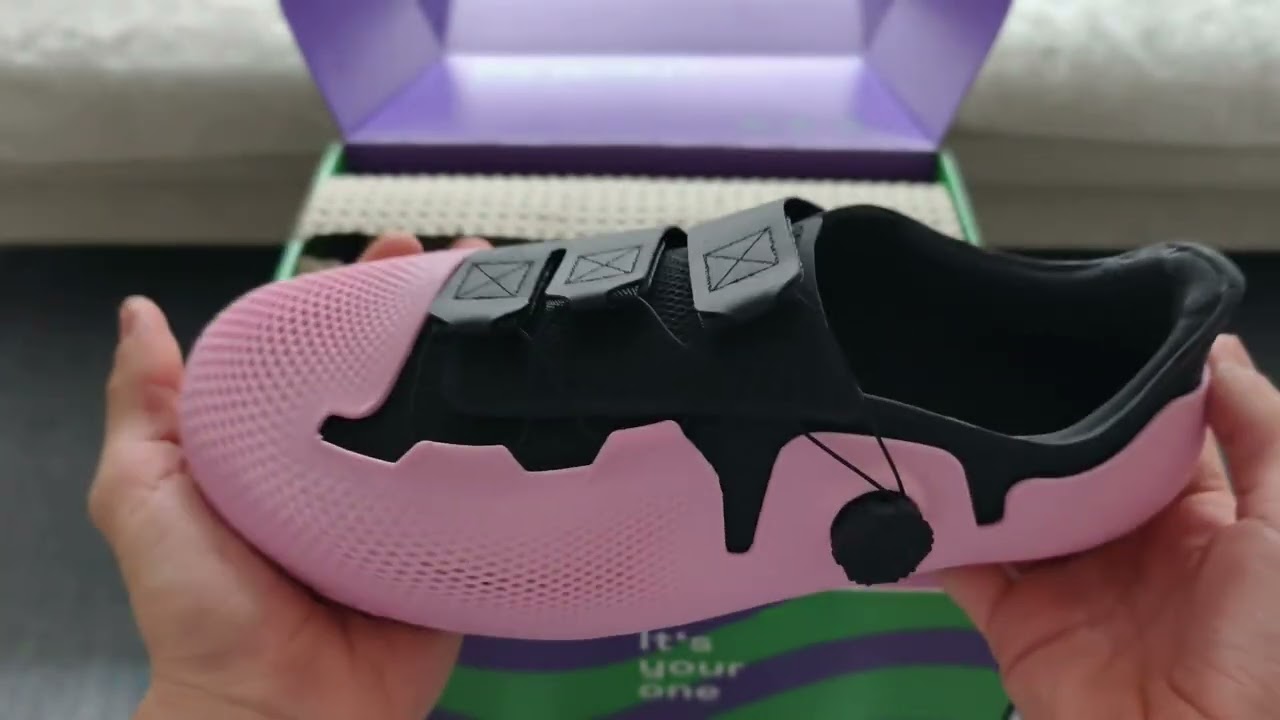 HEZO HELU 03 Three Carbon ROAD CYCLING SHOES 3D PRINTED - unboxing 