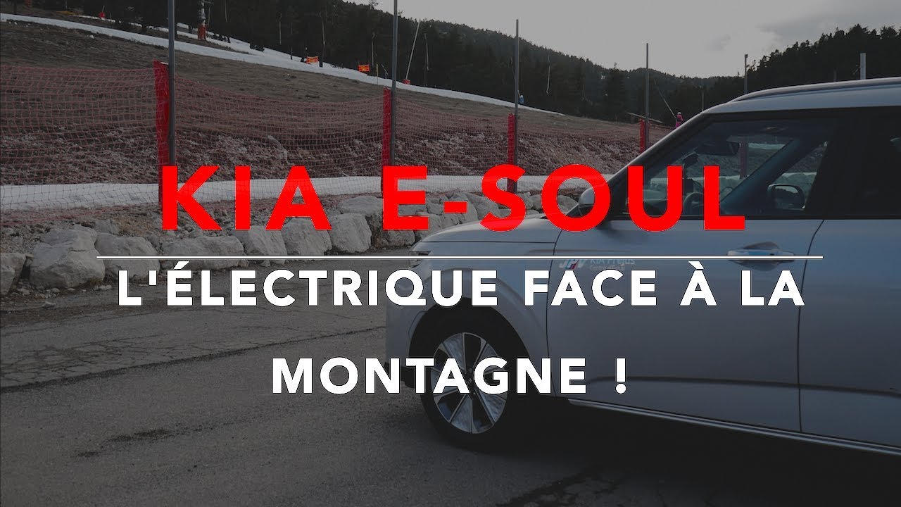 Kia e-Soul:  Super fun à conduire en montagne ! Une autonomie digne de Tesla ? ?