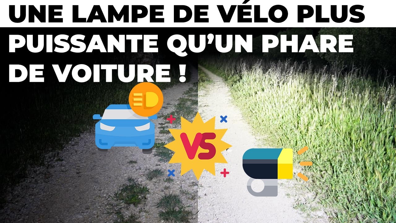 Test lampe de vélo SURPUISSANTE : Laotie B08