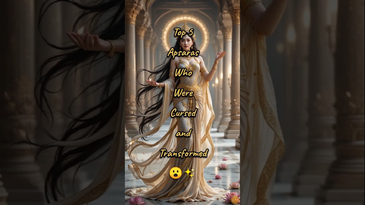 Top 5 Apsaras Who Were Cursed and Transformed😮✨#apsara #youtubeshorts #ytshorts #shorts #top5