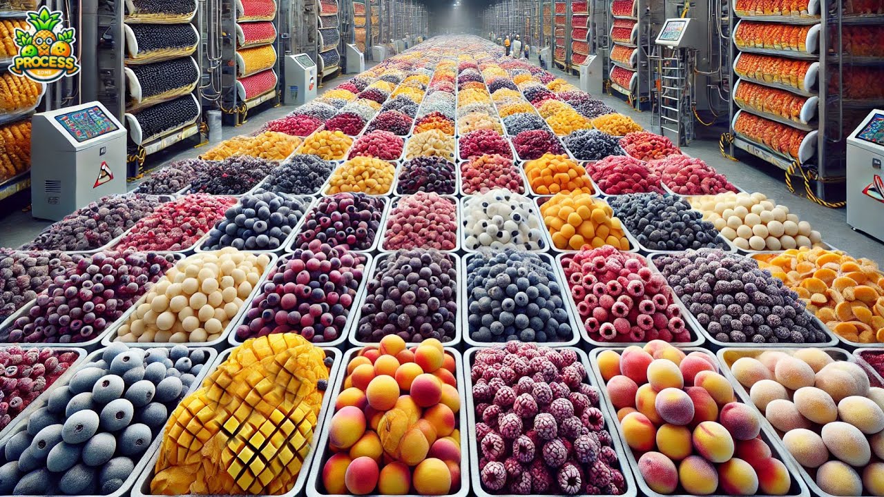 Frozen Fruits Mega Factory: Processing Millions Of Frozen Fruits With Modern Technology