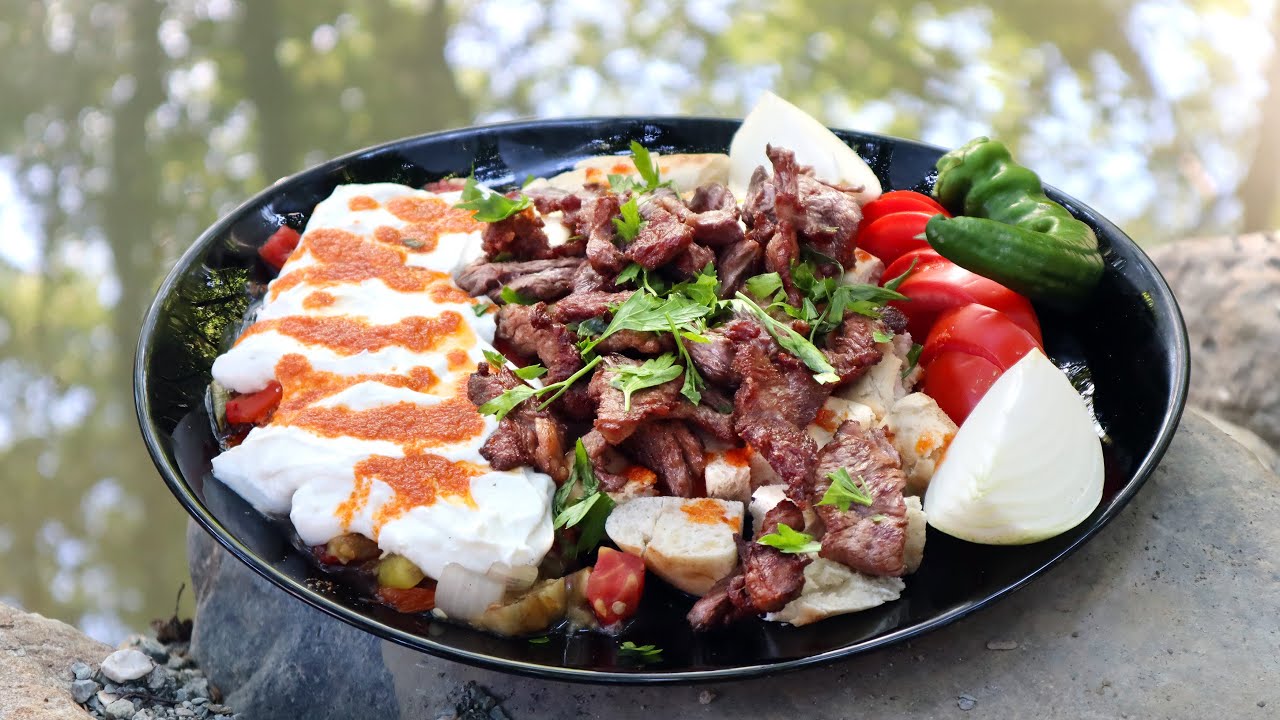 İÇ YAĞDA ET KAVURMA NASIL YAPILIR?  Fried Beef with Beef Suet on an Iron Plate Recipe
