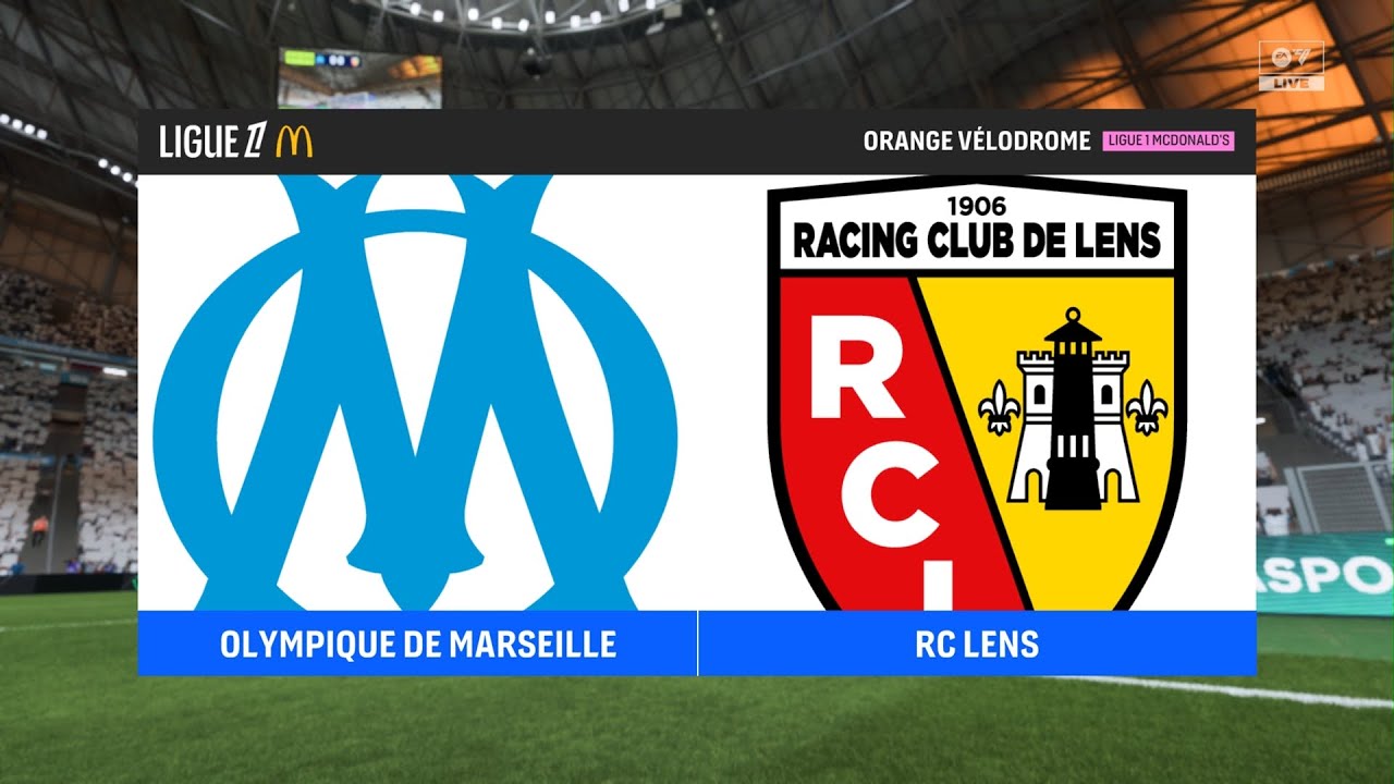 Olympique de Marseille vs RC Lens FC 26 Prediction Ligue 1 Round 19 Full Gameplay [PS5]