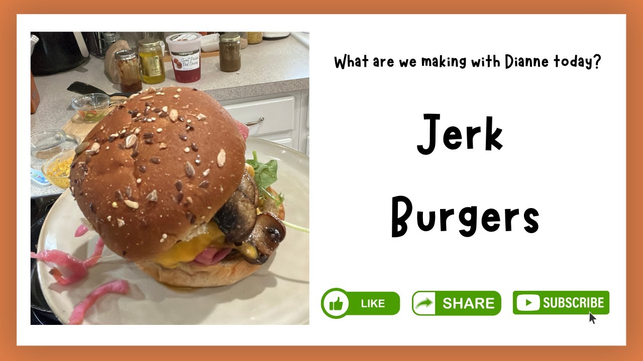 🔥 The Ultimate Jamaican Jerk Burger Recipe | Spicy, Juicy & Irresistible! 🍔