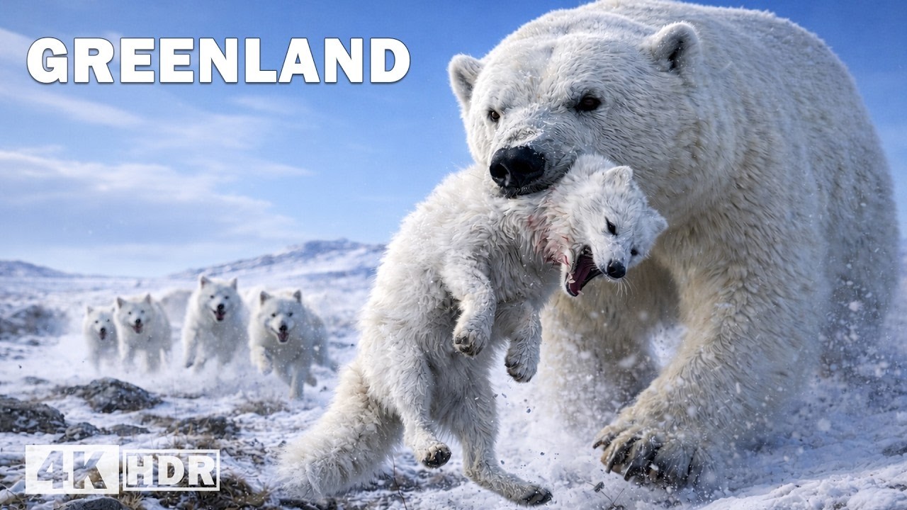 GREENLAND | The Struggle for Survival on the Coldest Island | Nature Animal Documentary